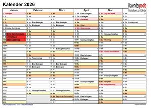 Brutkalender 2026