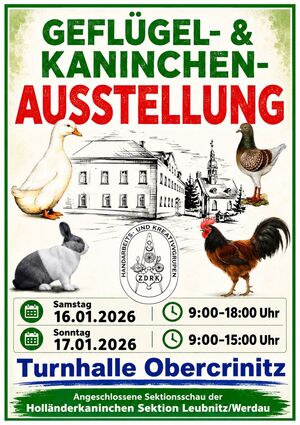 Plakat Lokalschau Obercrinitz Jan.2027