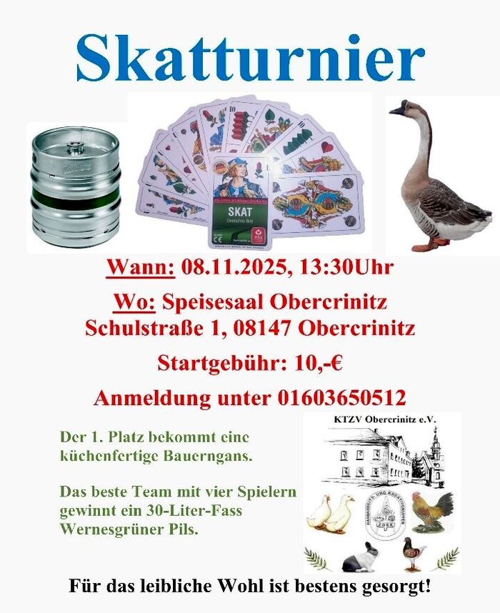Skatturnier 2025 Skatturnier 2025